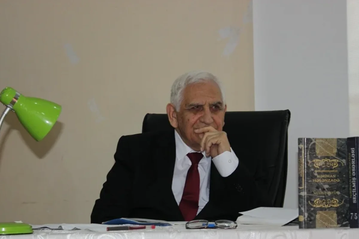 Prezident və Mehriban Əliyeva Nəriman Həsənzadəni 95 illiyi münasibətilə təbrik etdi