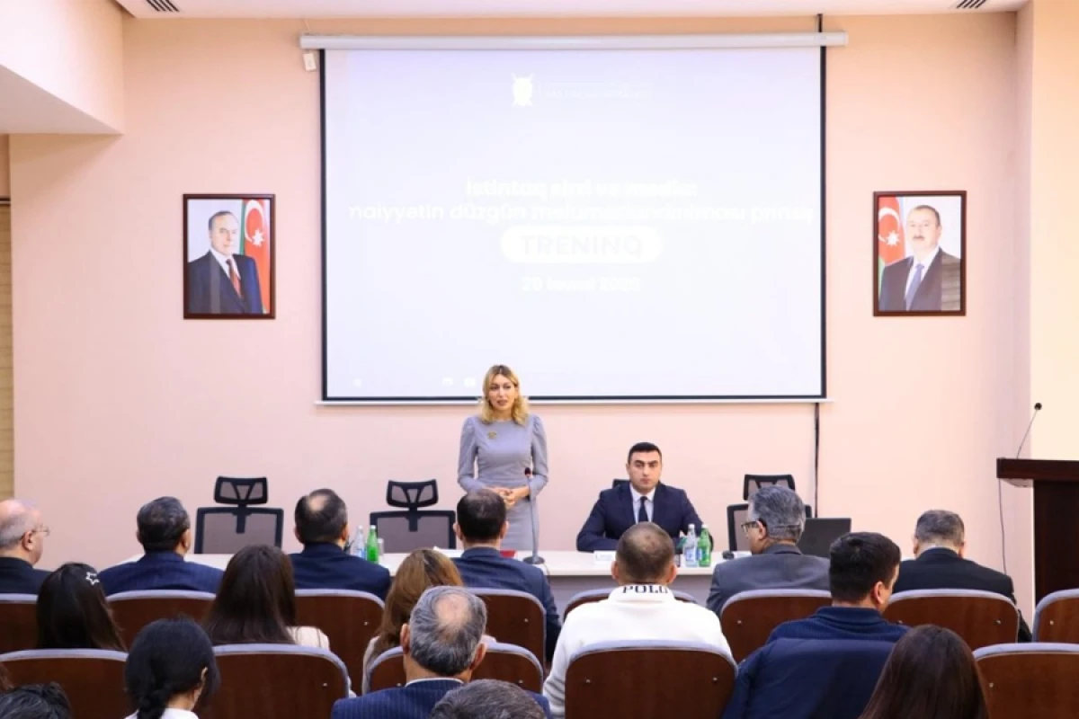 Baş Prokurorluqda media nümayəndələri üçün treninq keçirildi