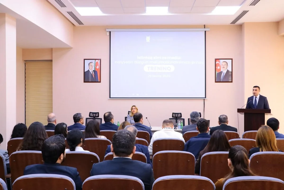 Baş Prokurorluqda media nümayəndələri üçün treninq keçirildi — 2