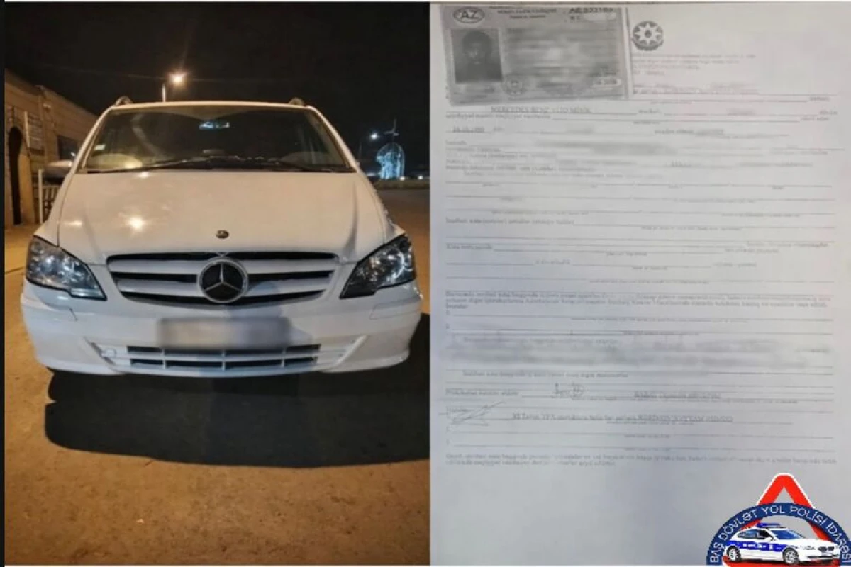 Narkotikin təsiri altında avtomobil idarə edən sürücü saxlanıldı