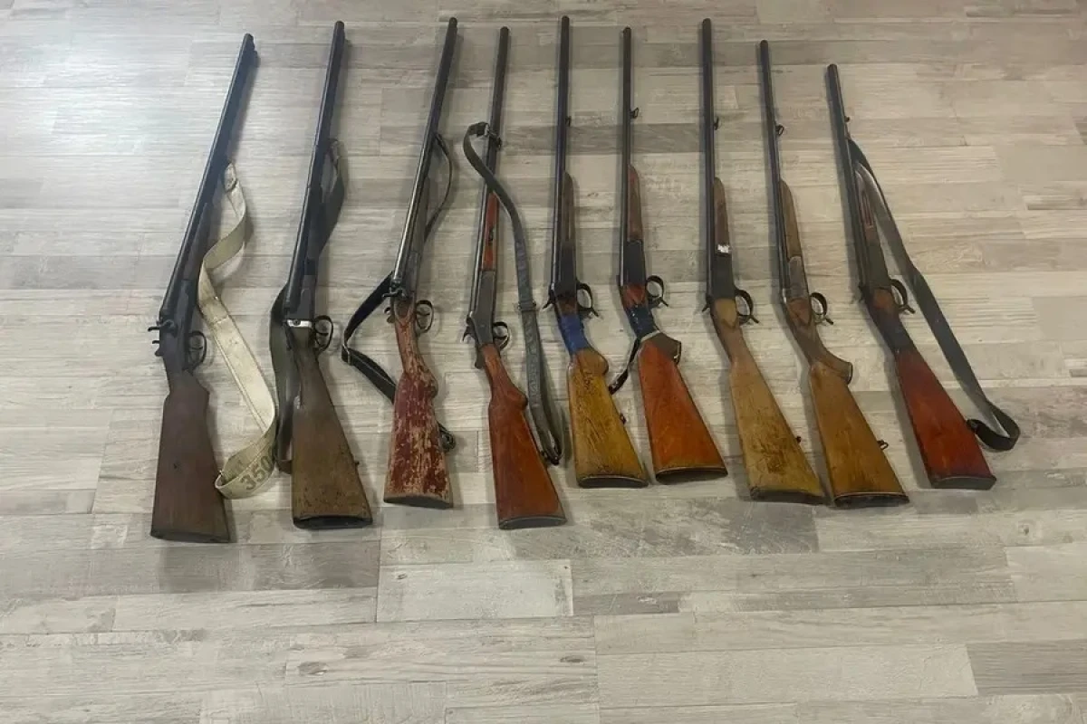 Ötən gün Azərbaycanda 20 silah aşkarlanıb