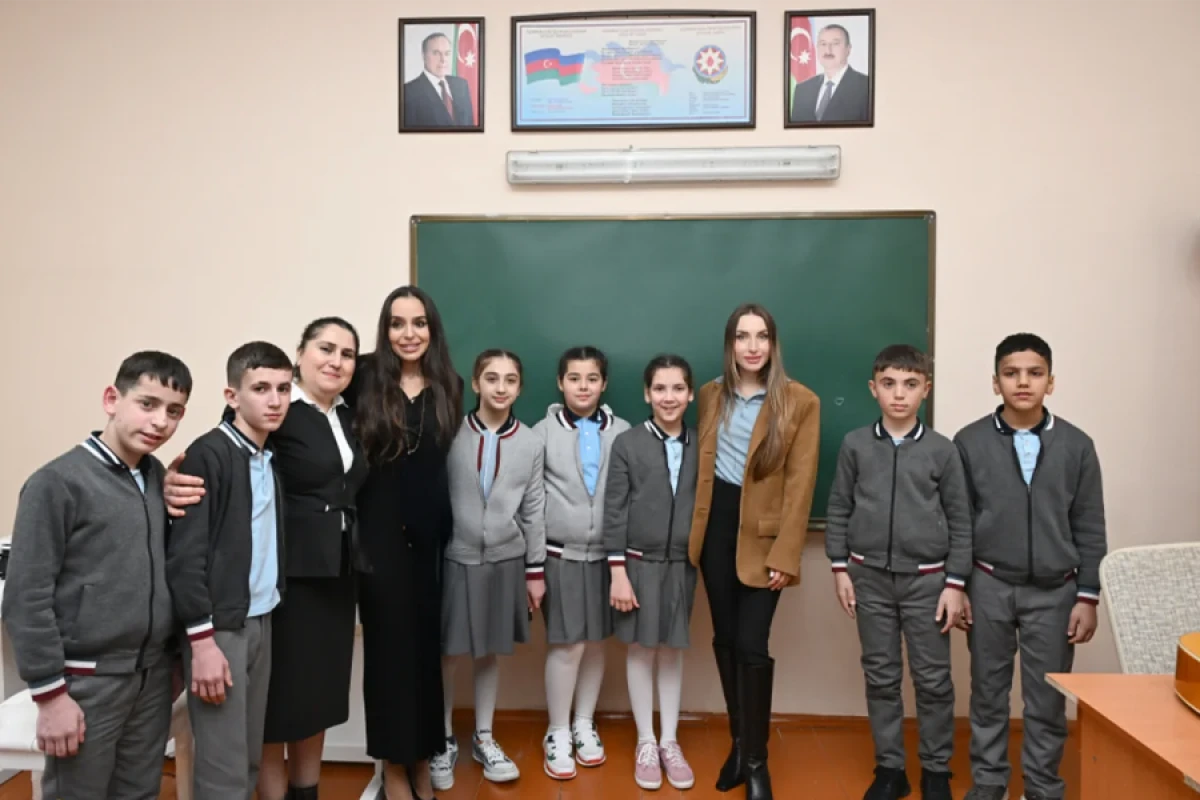 Leyla Əliyeva və Alena Əliyeva Qubaya səfər etdilər