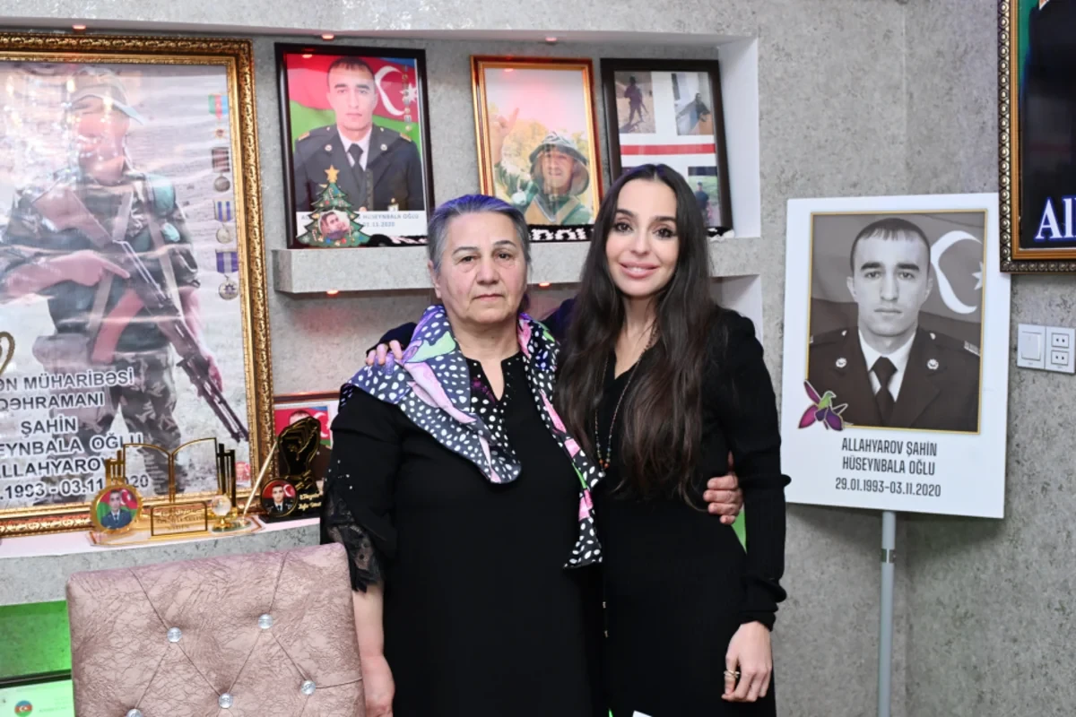 Leyla Əliyeva Vətən Müharibəsi Qəhrəmanı Şahin Allahyarovun ailəsini ziyarət etdi — 8