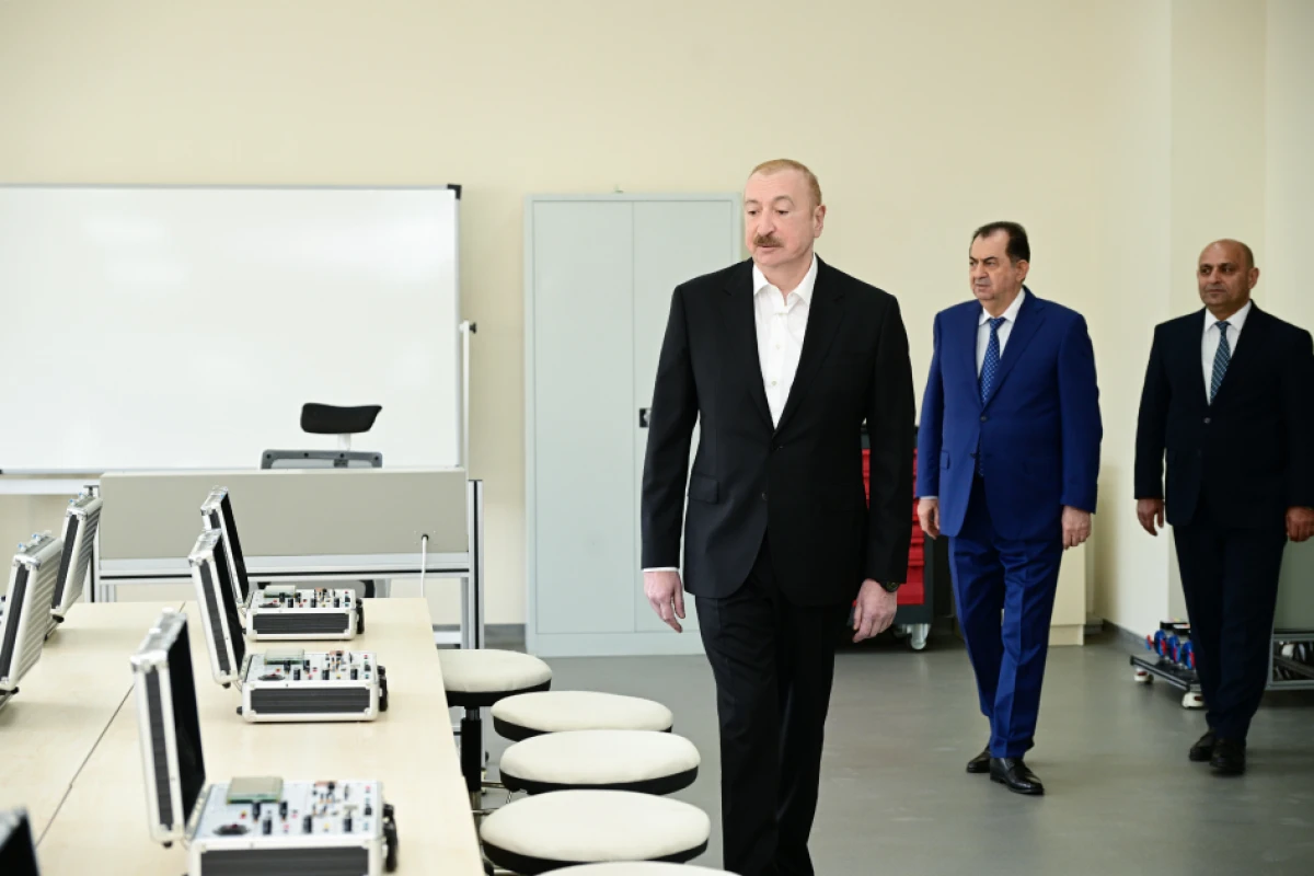 Prezident İlham Əliyev Lənkəran Dövlət Peşə Təhsil Mərkəzinin açılışında iştirak etdi — 2