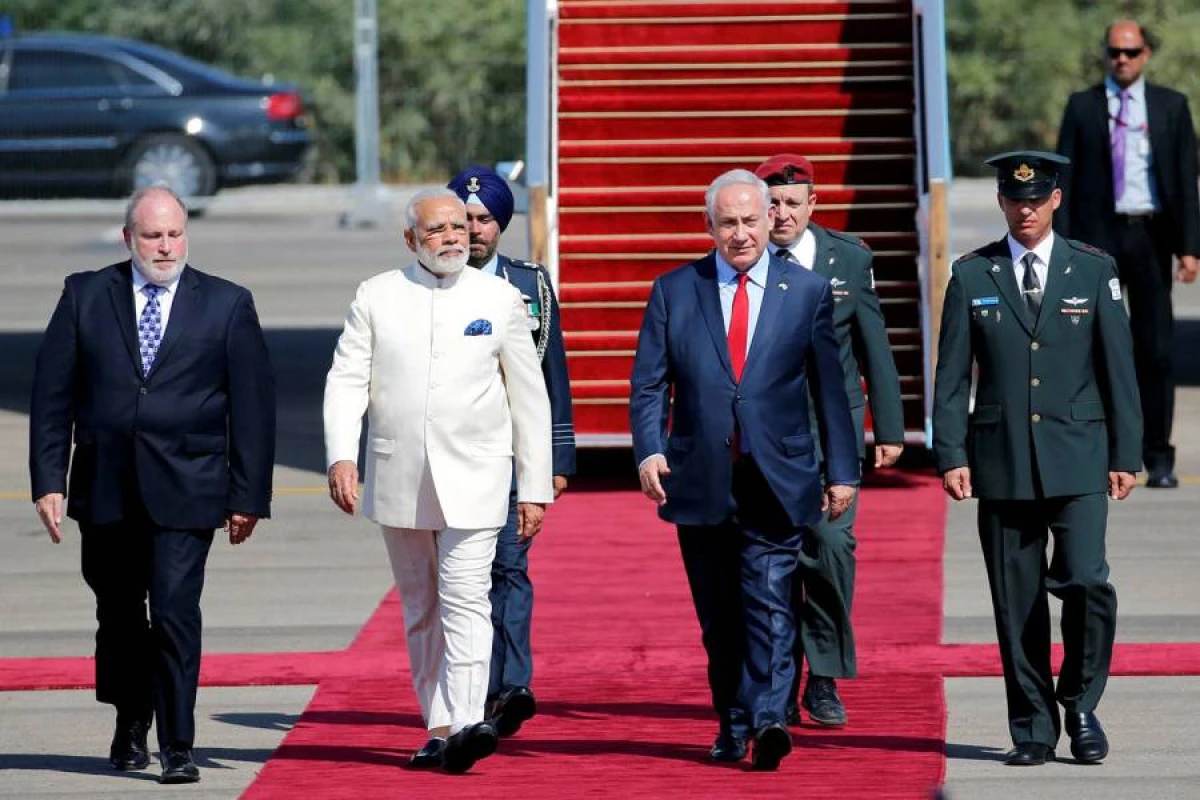 Narendra Modi İsrailə getdi