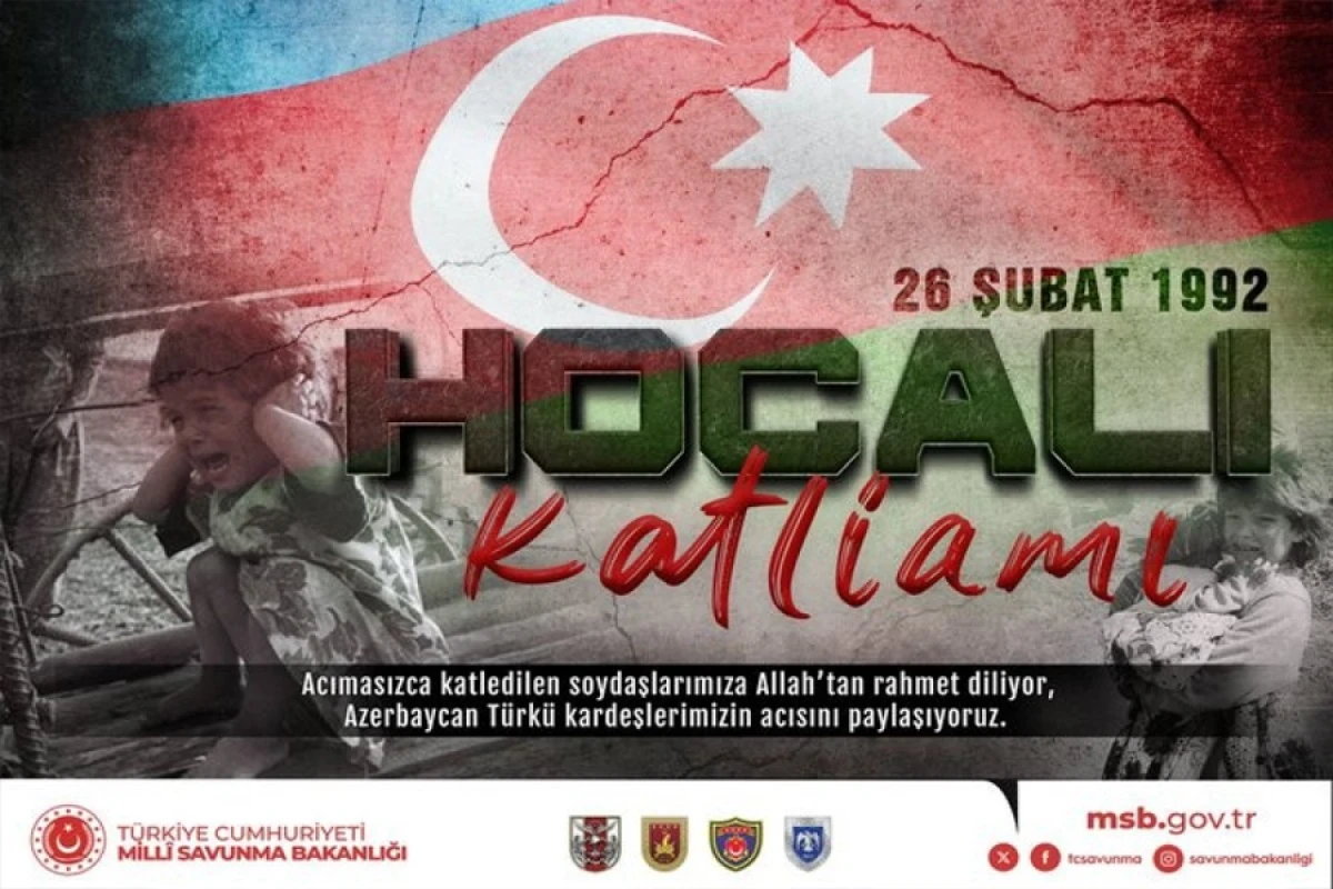 Türkiyə MN Xocalı soyqırımının ildönümü ilə bağlı Azərbaycana başsağlığı verdi