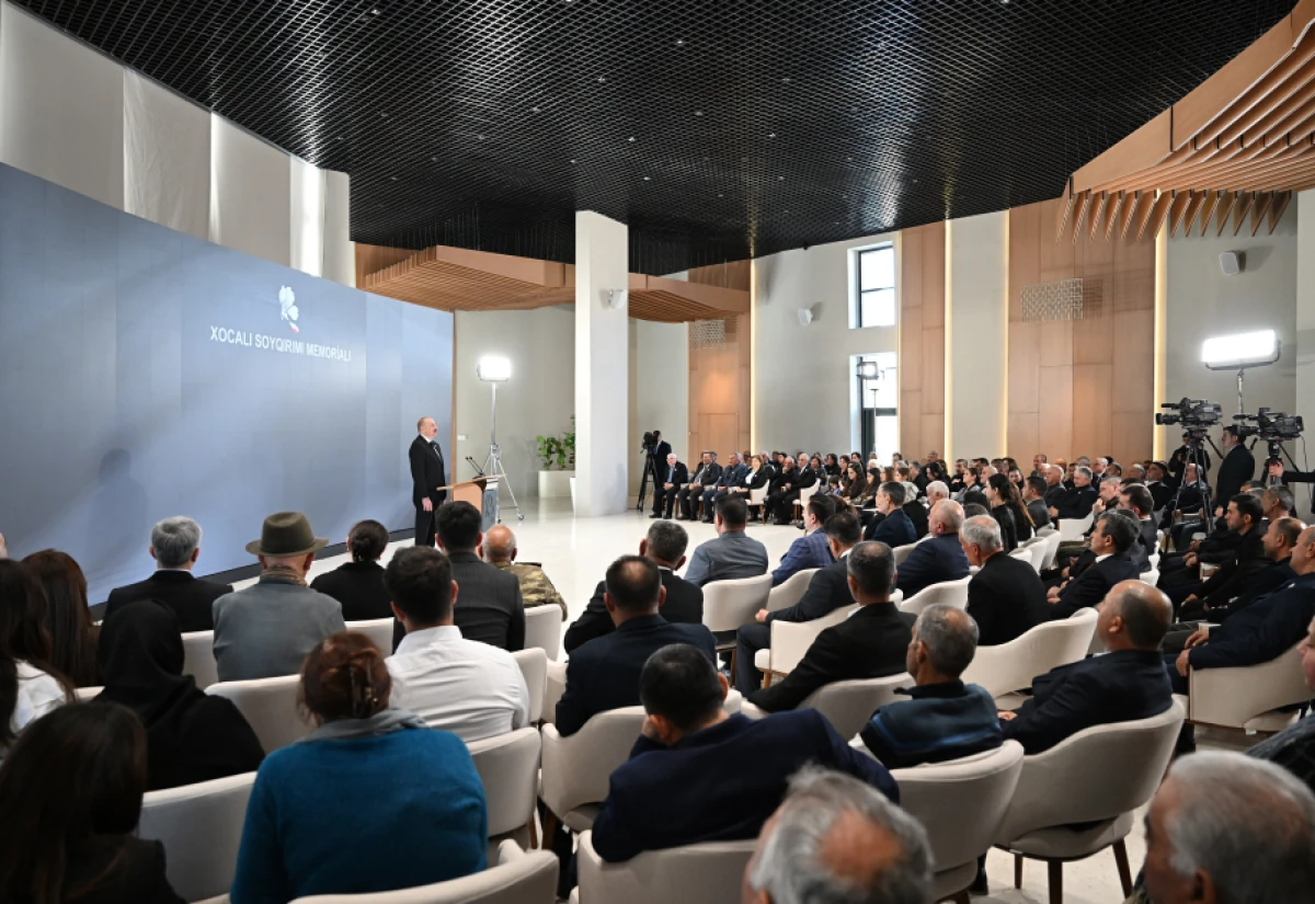 Prezident İlham Əliyev Xocalı Soyqırımı Memorialının açılışında iştirak etdi - YENİLƏNDİ 3 — 7