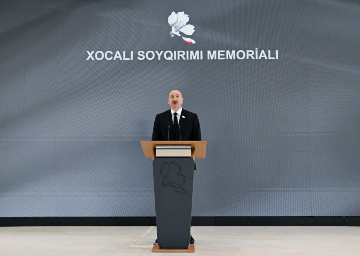 Prezident İlham Əliyev Xocalı Soyqırımı Memorialının açılışında iştirak etdi - YENİLƏNDİ 3 — 9