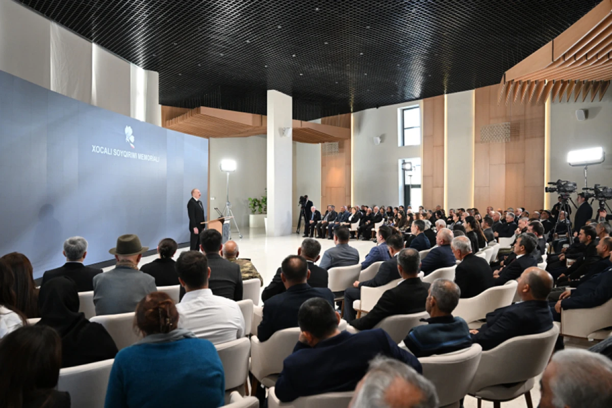 Prezident: Xocalı Soyqırımı Memorialı silinməz yaddaşımızın təcəssümü olacaq