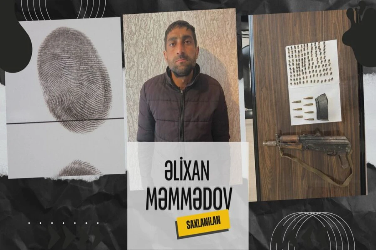Göyçayda sakindən avtomat və narkotik götürüldü