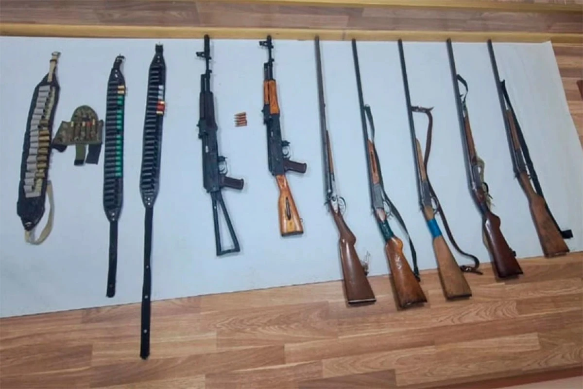 Ötən gün 19 silah, iki qumbara aşkarlanıb