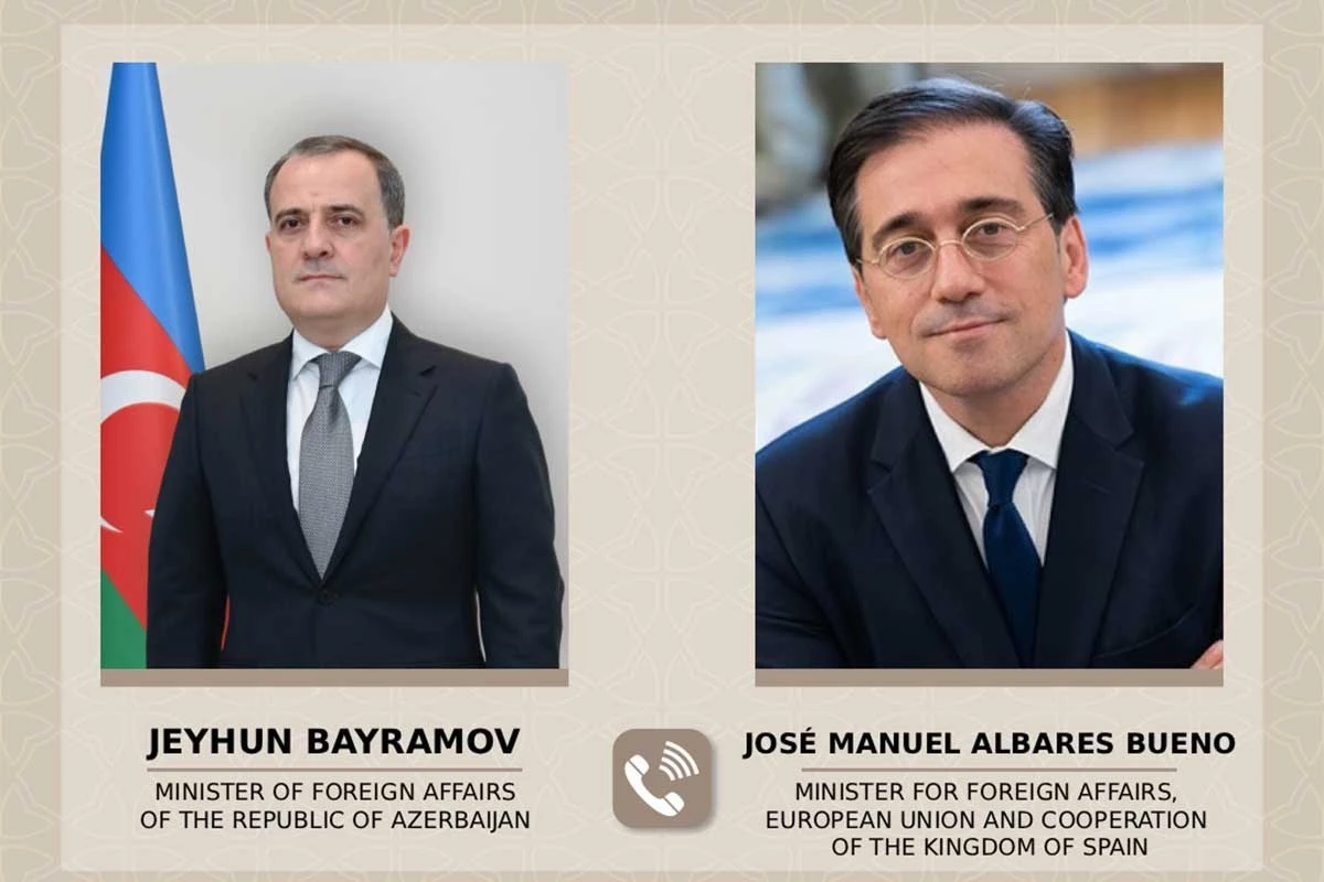 Ceyhun Bayramov və Xose Manuel vətəndaşların təxliyyəsini müzakirə etdi