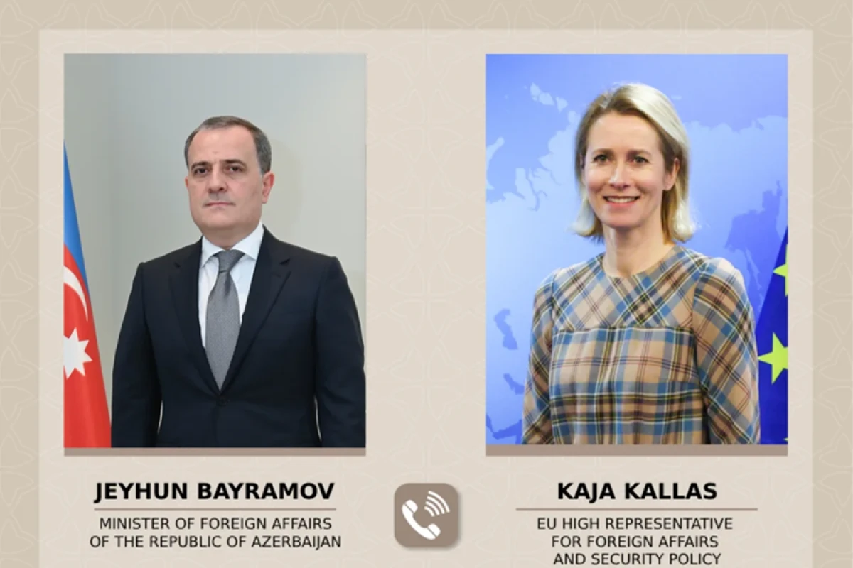 Ceyhun Bayramovla Kaya Kallas bölgədəki hərbi gərginliyi müzakirə etdi