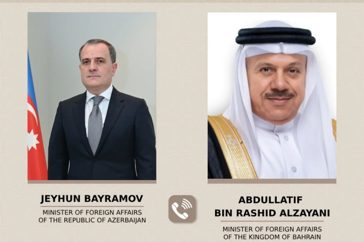 Ceyhun Bayramov bəhreynli həmkarı arasında  telefon danışığı baş tutdu