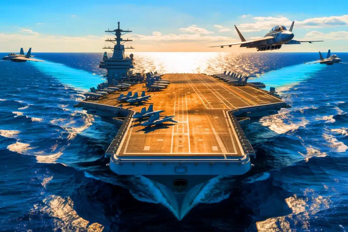 Dənizlərin titanı: “USS Gerald R. Ford” səhnədədir!
