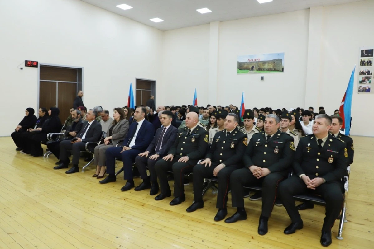 Səfərbərlik Xidməti Gəncədə gənclər üçün tədbir keçirdi