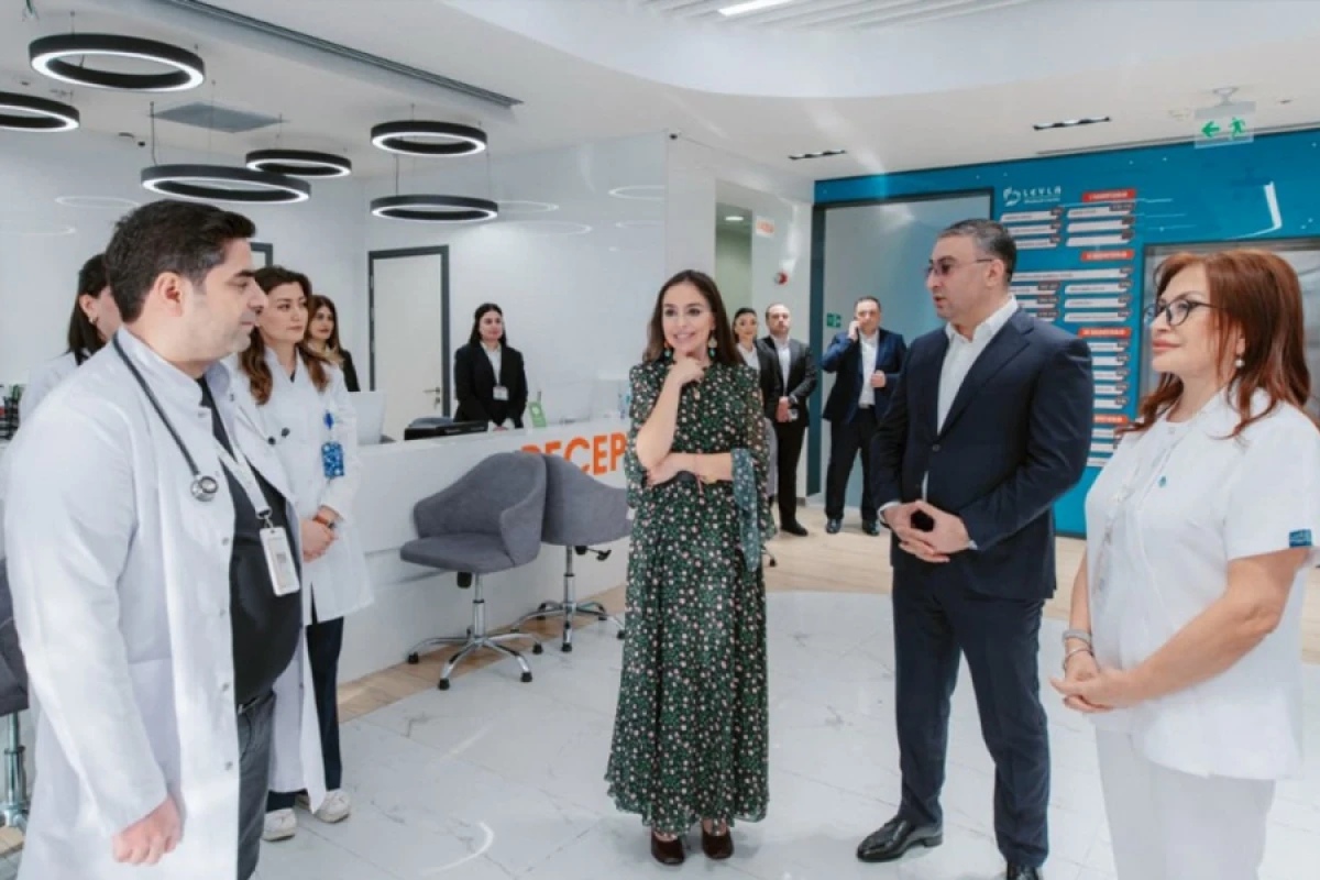Leyla və Arzu Əliyevalar "Leyla Medical Center"in Pediatriya Mərkəzində oldular