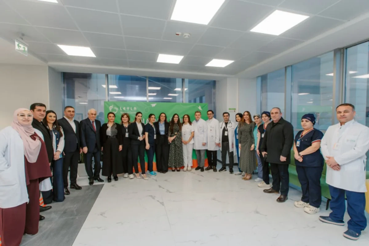 Leyla və Arzu Əliyevalar "Leyla Medical Center"in Pediatriya Mərkəzində oldular — 1