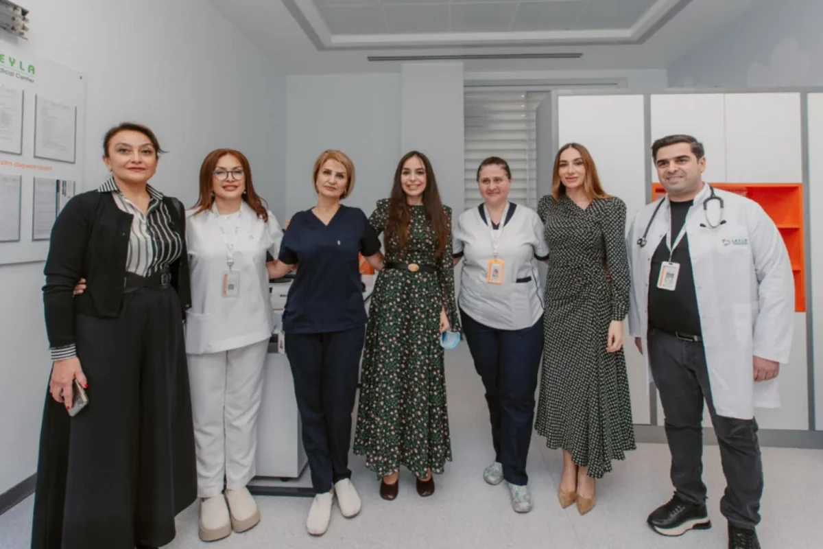 Leyla və Arzu Əliyevalar "Leyla Medical Center"in Pediatriya Mərkəzində oldular — 5