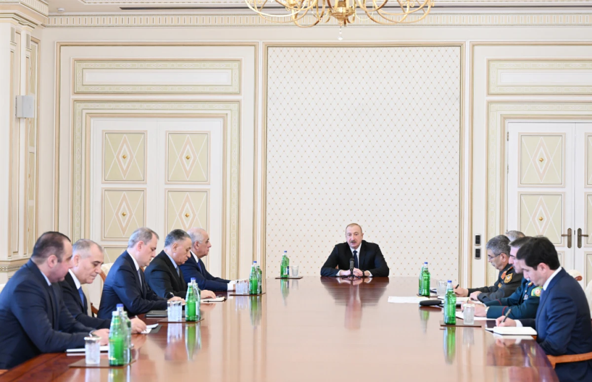 Prezident İlham Əliyevin sədrliyi ilə Təhlükəsizlik Şurasının iclası keçirildi — 4