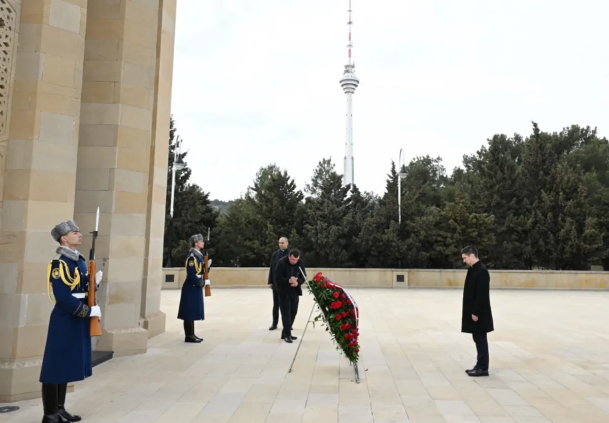 Mixay Popşoi Zəfər parkını və Şəhidlər xiyabanını ziyarət etdi — 2