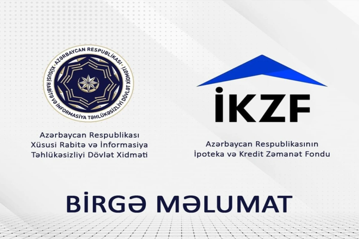 İpoteka sisteminin təhlükəsizliyi ilə bağlı iki qurum birgə məlumat yaydı