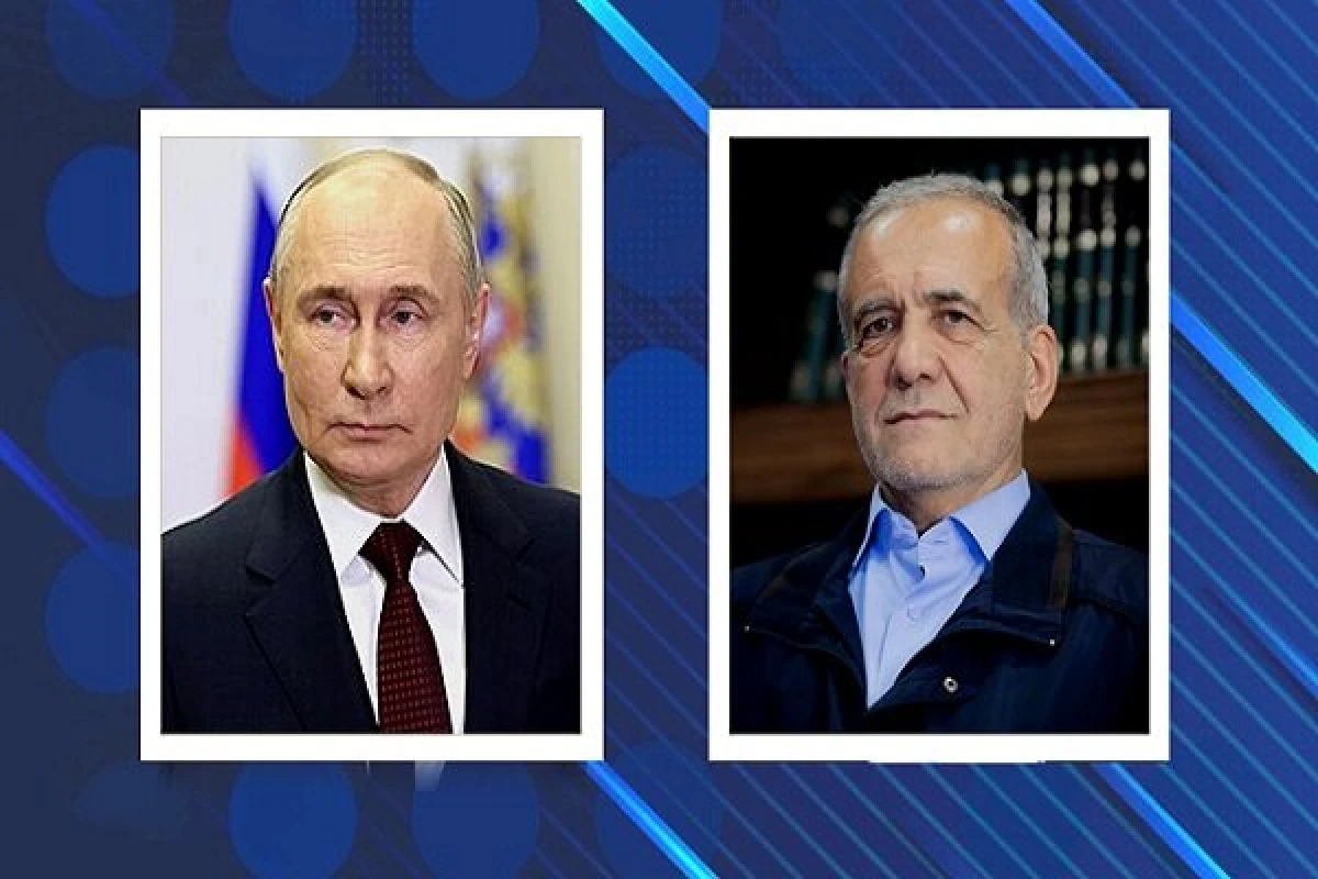 Pezeşkian Putinə İranın Azərbaycana hücum etmədiyini dedi