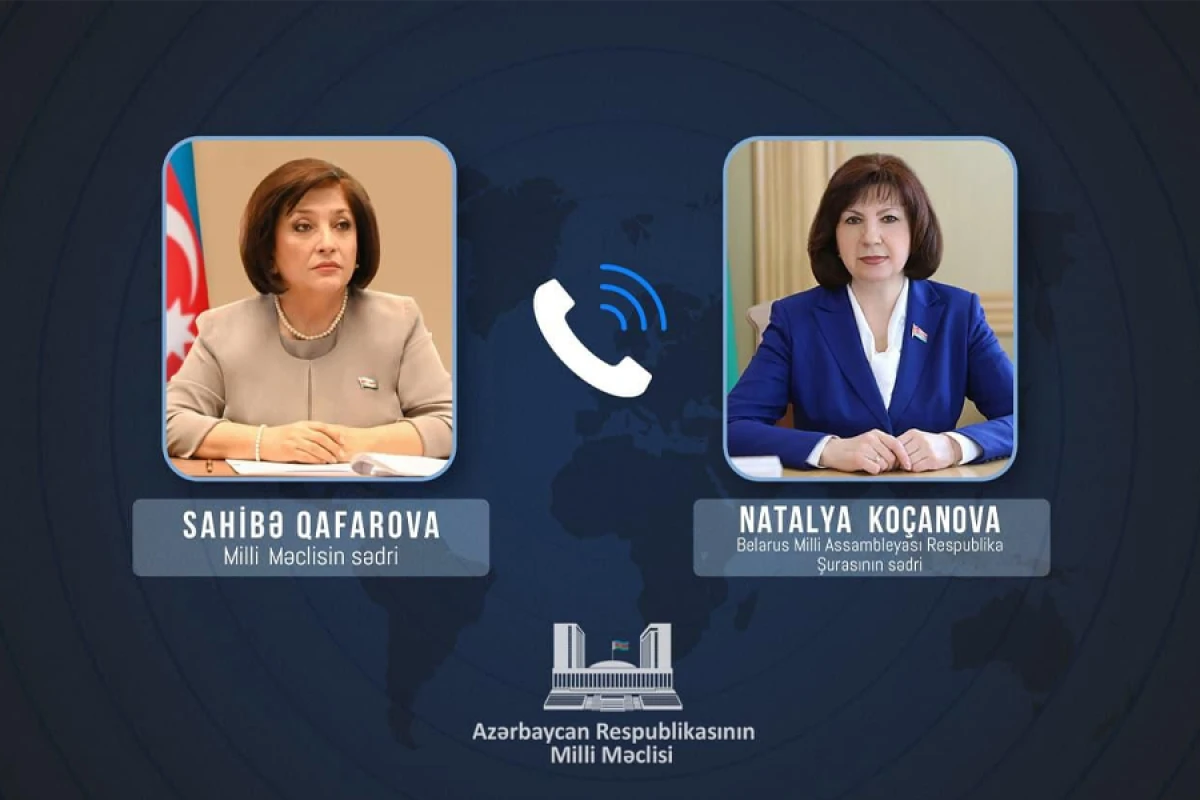 Sahibə Qafarova belaruslu həmkarı ilə danışdı