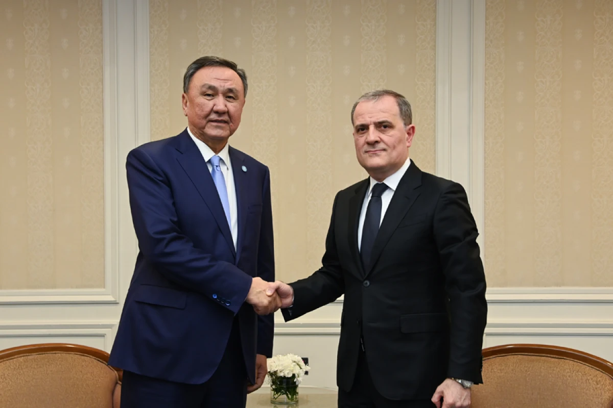Ceyhun Bayramov İstanbulda TDT Baş katibi ilə görüşdü