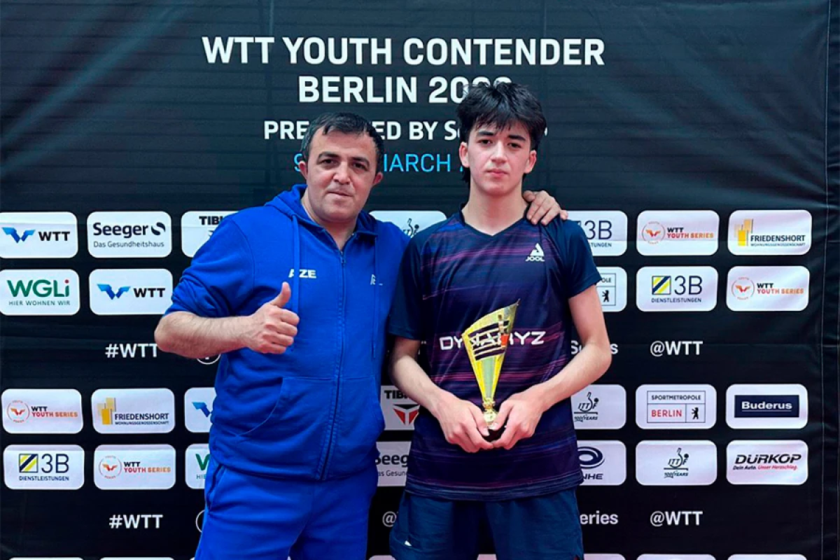Azərbaycan idmançıları “WTT Youth Contender” turnirində mükafat qazandı