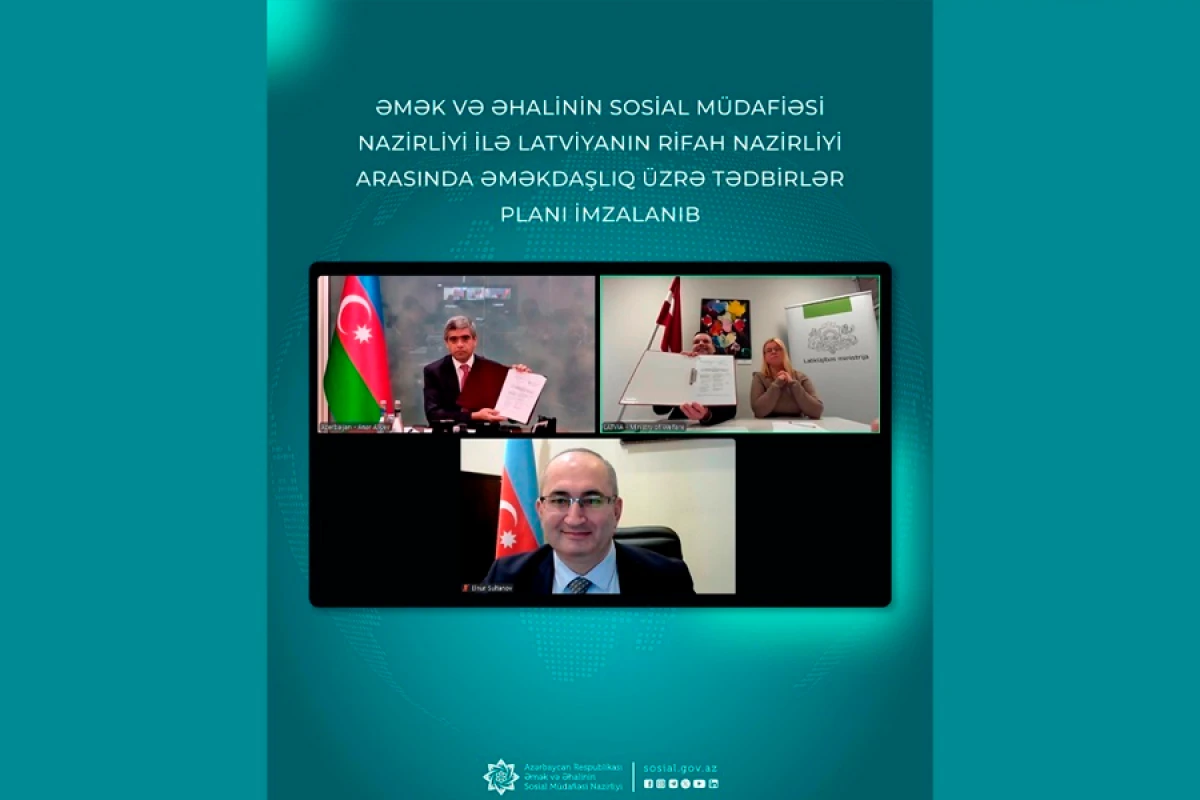 Azərbaycanla Latviya arasında Tədbirlər Planı imzalandı