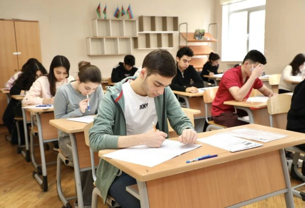 Kəlbəcərdə ilk dəfə buraxılış imtahanı keçirildi