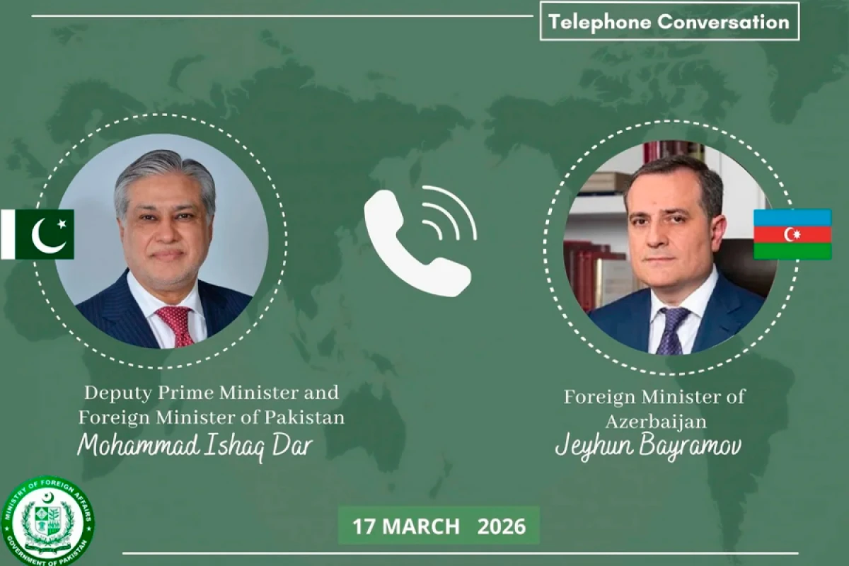 Ceyhun Bayramov pakistanlı həmkarı ilə danışdı