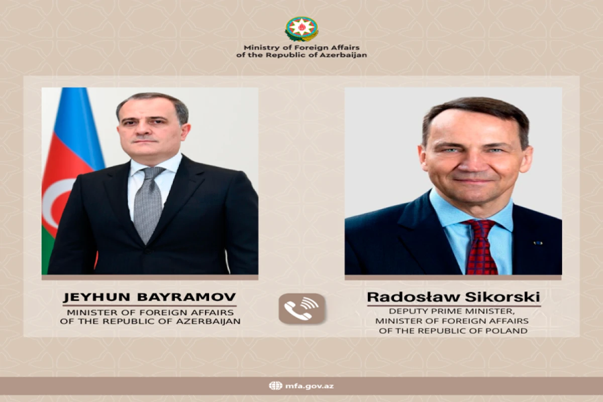 Polşa XİN rəhbəri Ceyhun Bayramova zəng vurdu