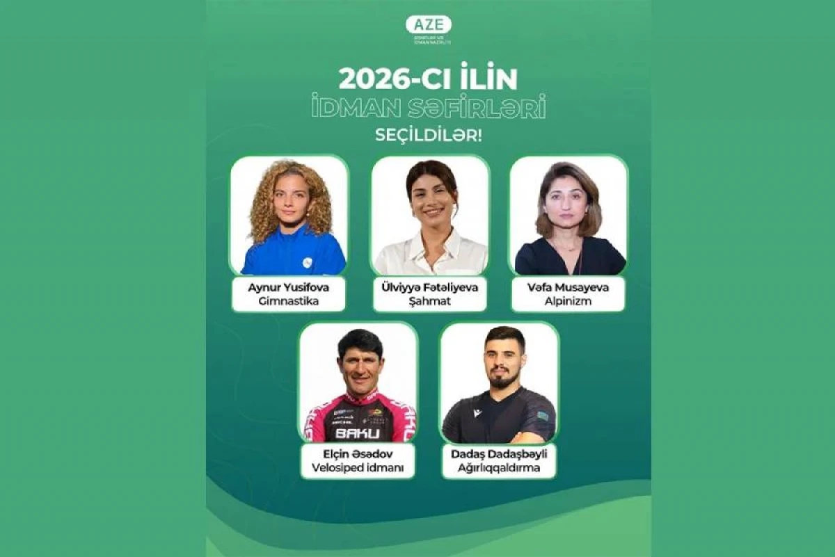 İlin idman simaları seçildi: yeni səfirlər bəlli oldu