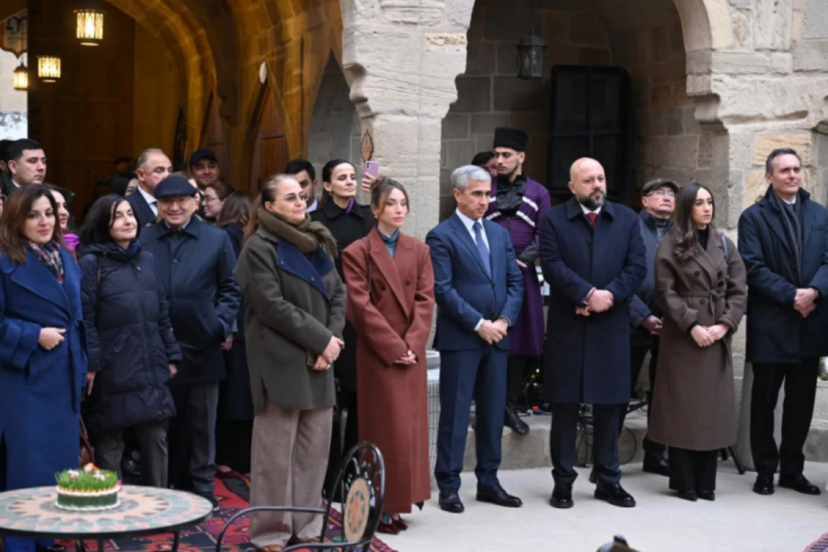 Buxara karvansarasının əsaslı bərpa və konservasiya işlərindən sonra açılışı oldu