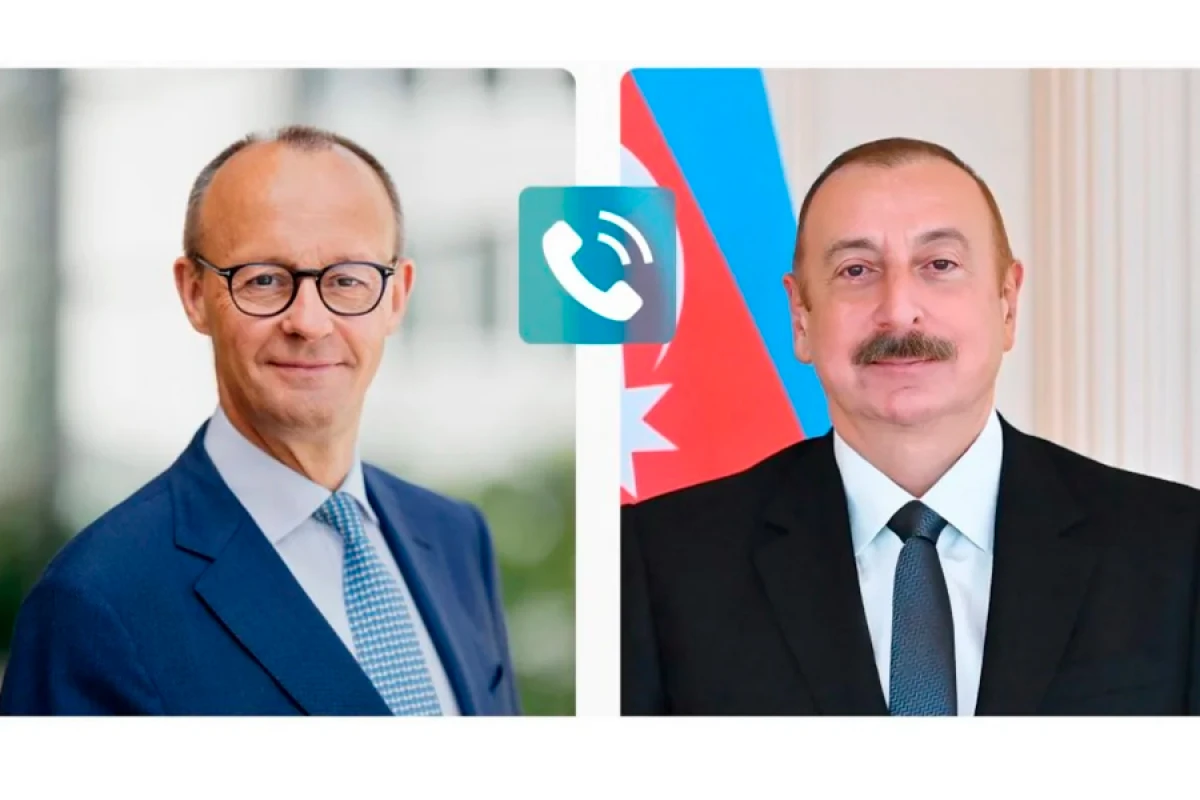 Prezident İlham Əliyev Almaniya Kansleri Fridrix Mertslə Yaxın Şərqi müzakirə etdi
