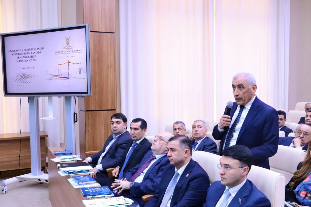 Baş prokuror yanında Elmi-Məsləhət Şurasının növbəti iclası keçirildi — 7