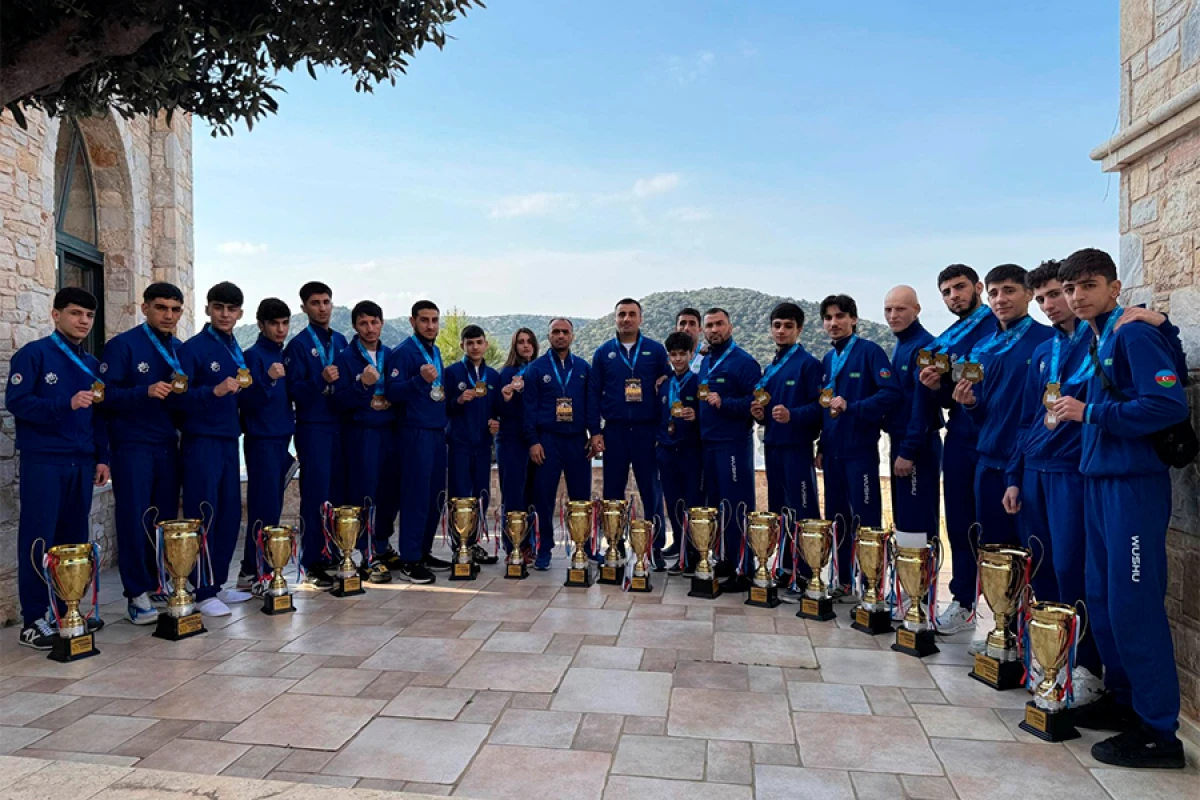 Qələbə yağışı! Uşu millimiz 21 medal qazandı