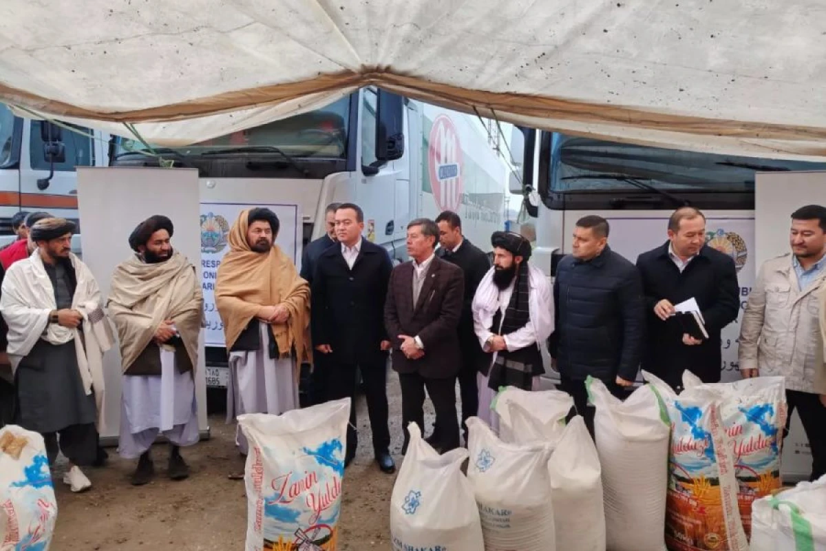 Özbəkistan Əfqanıstana humanitar yardım göndərdi