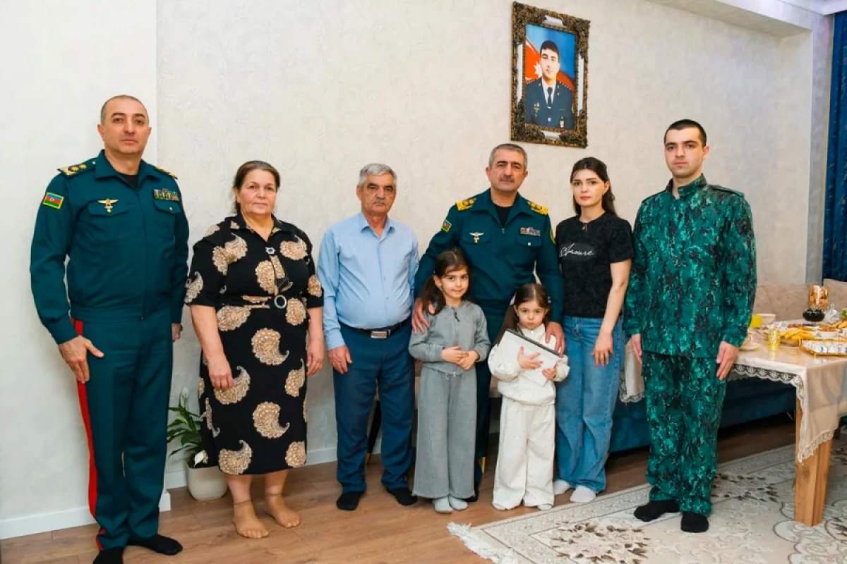Elçin Quliyev şəhid ailələrini ziyarət etdi