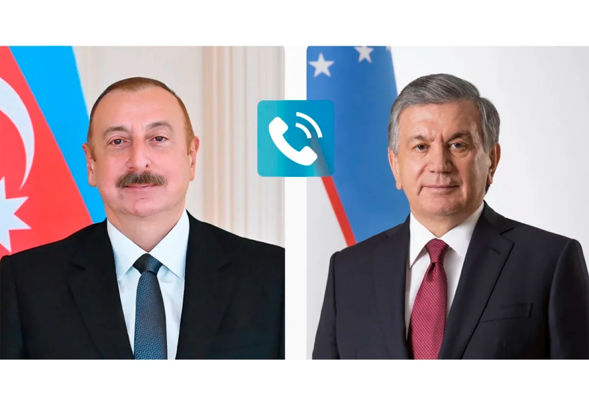 Prezident İlham Əliyevlə Şavkat Mirziyoyev arasında telefon danışığı oldu