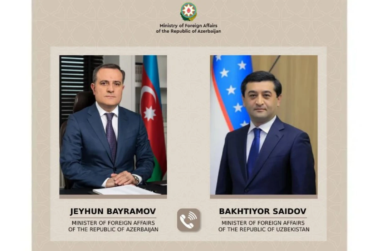 Ceyhun Bayramov özbəkistanlı həmkarı ilə danışdı
