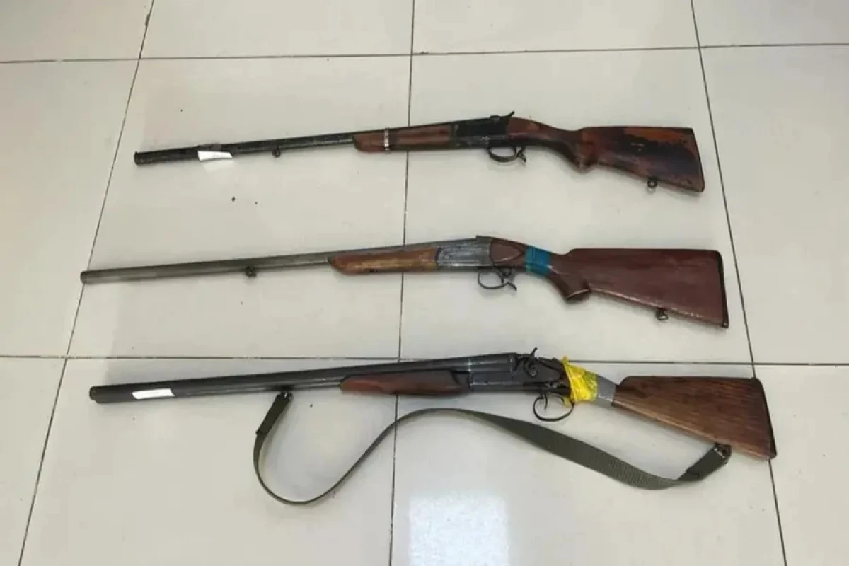 Qanunsuz saxlanılan 7 tüfəng aşkarlandı