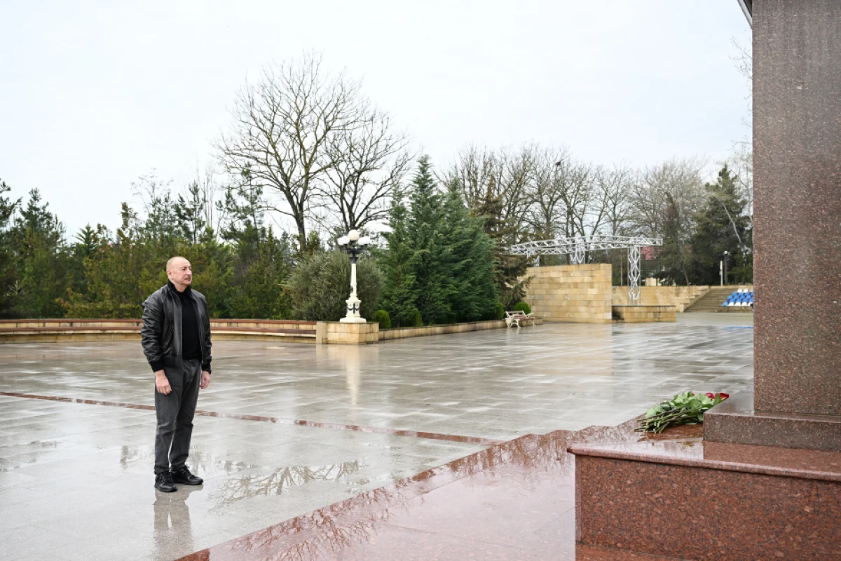 Prezident İlham Əliyev Şamaxı rayonuna səfər etdi — 1