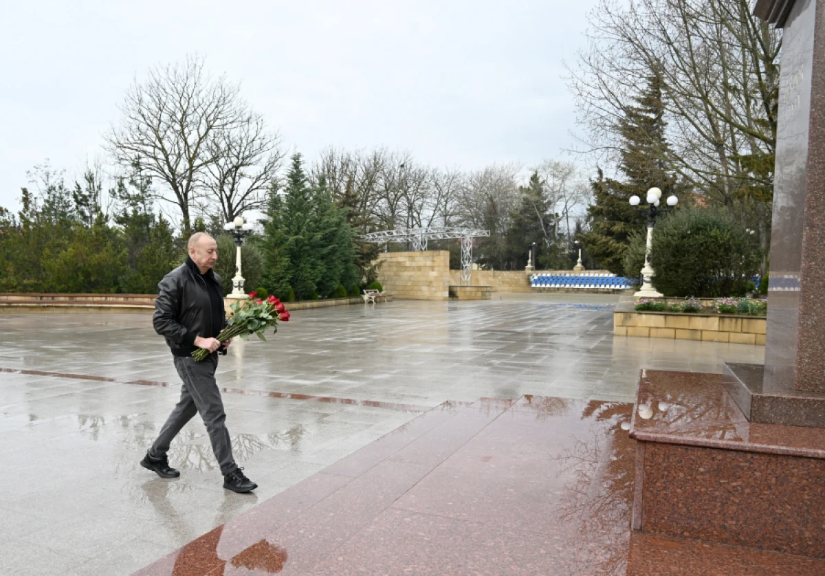 Prezident İlham Əliyev Şamaxı rayonuna səfər etdi — 2