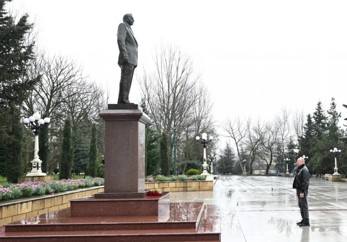 Prezident İlham Əliyev Şamaxı rayonuna səfər etdi — 3