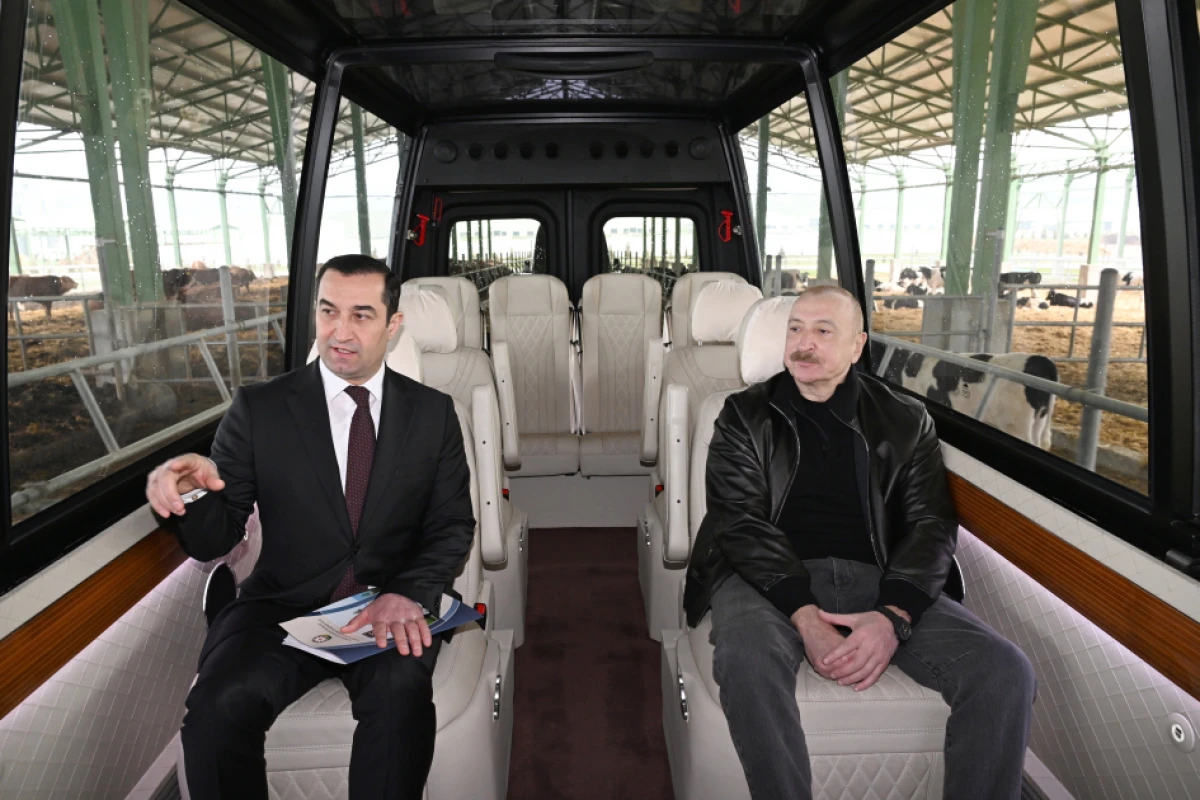 Prezident Şamaxıda “Şirvan Aqro” heyvandarlıq kompleksinin açılışında iştirak etdi — 5