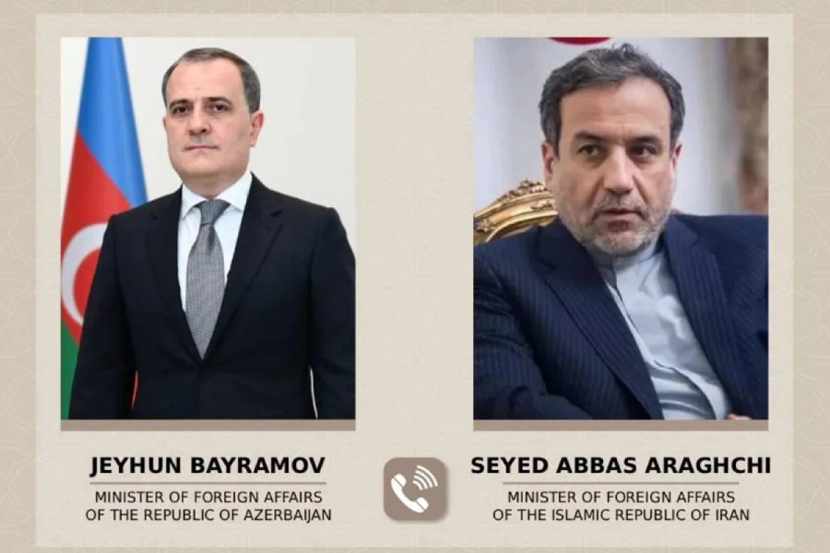 Ceyhun Bayramov iranlı həmkarı ilə Xəzər dənizi bölgəsində təhlükəsizliyi müzakirə etdi