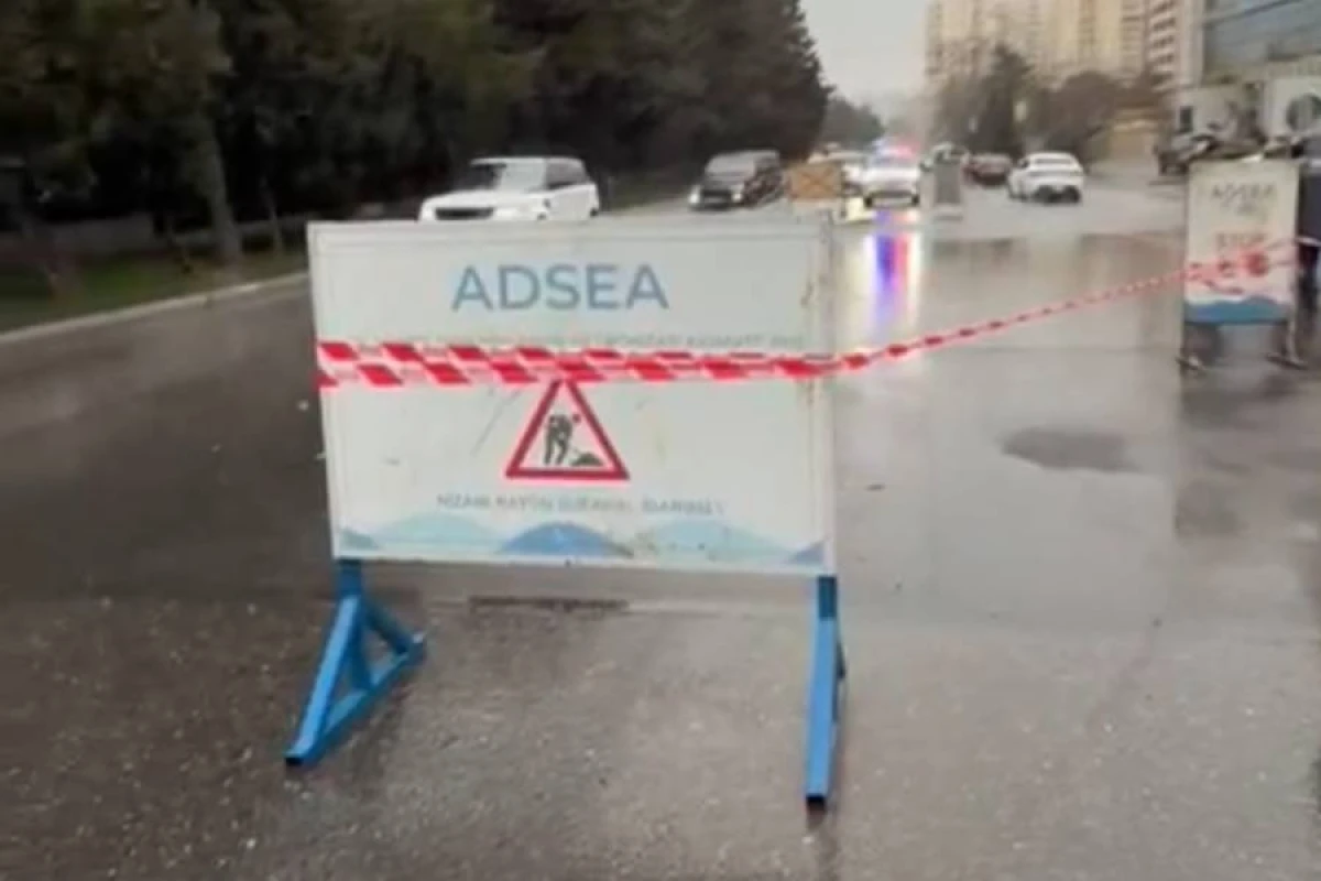 İntensiv yağışlarla əlaqədar ADSEA gücləndirilmiş iş rejimində çalışır